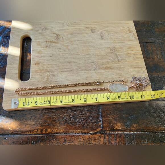 Kendra scott Rose Gold Brown‎ Mother of Pearl Rayne Necklace - Picture 6 of 6